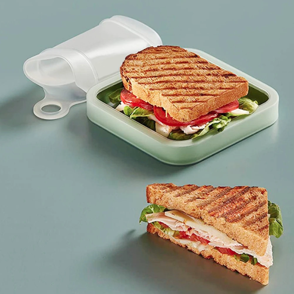 Reusable Sandwiches Toast Bags Silicone Food Storage Container Lunch Bag for Snacks Fruits School Work or Travel