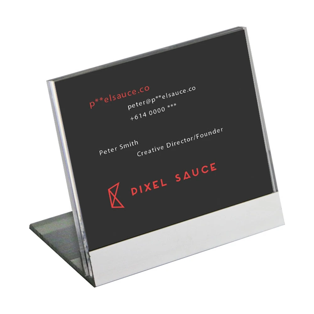 5 Units L Style Coutertop Aluminium Desk Sign Holders Table Menu Price Tag Display Stands Label Holder Acrylic Photo Frame Stand