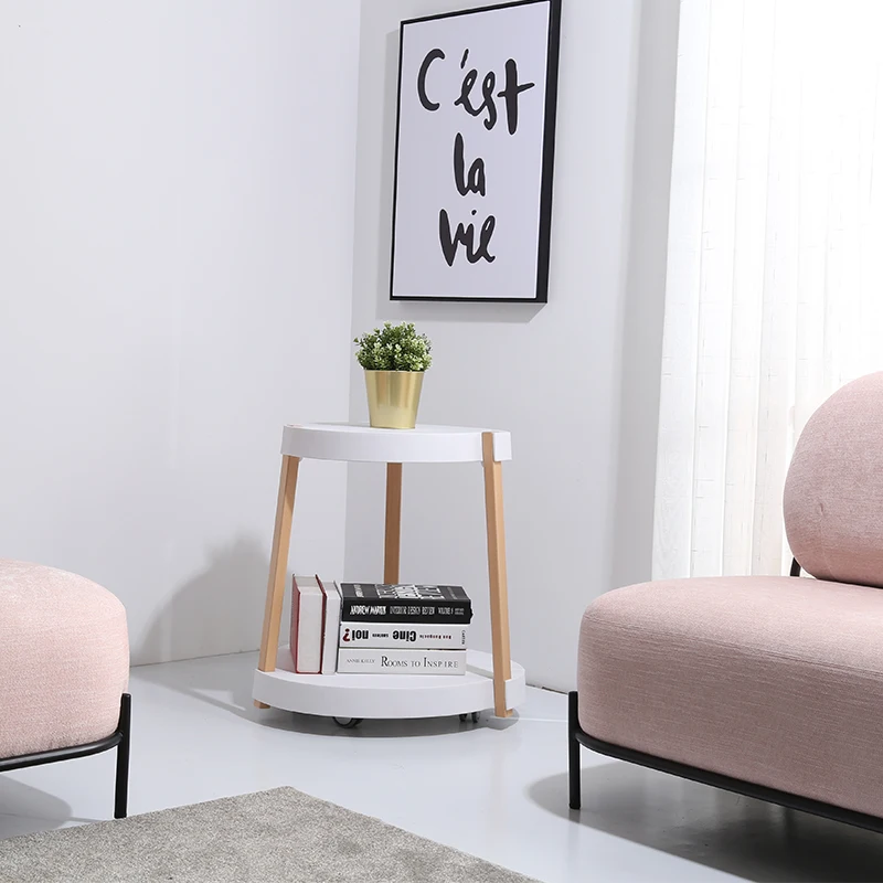 Furniture Mobile Small Coffee Table Simple Modern Designer Creative Casual Fashion Corner Table Multifunctional Apartment