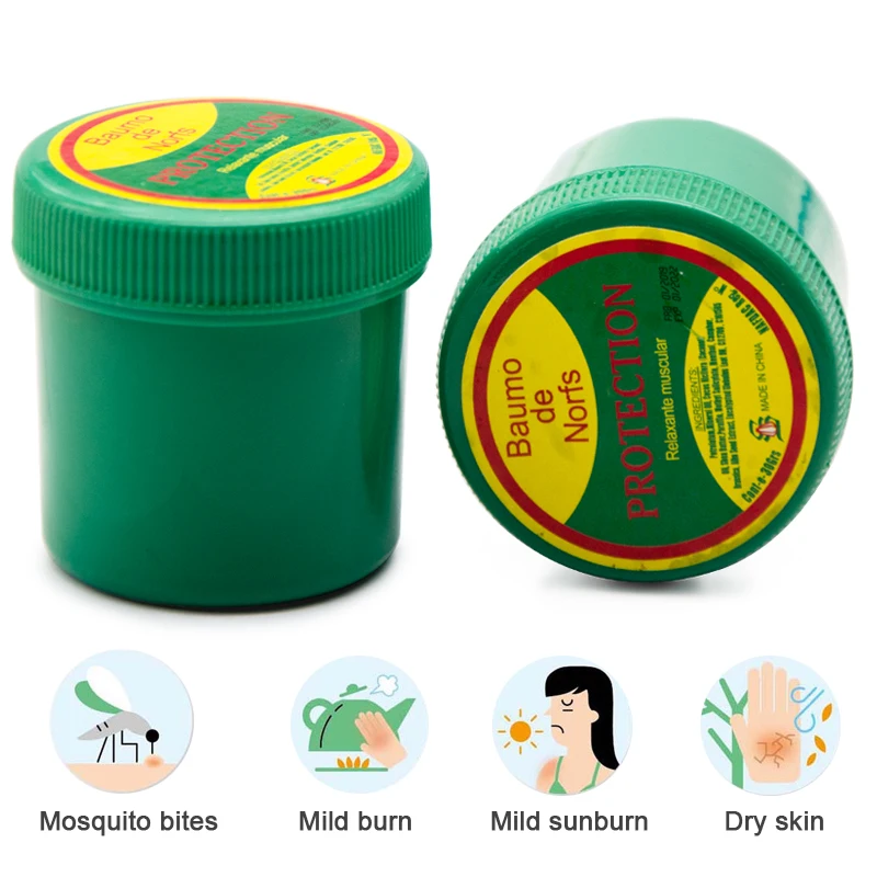 1pcs Thailand Original Green Herbal Ointment Cooling Oil Cold Headache Dizziness Muscle Rub Aches Pain Relieving Cream P0038