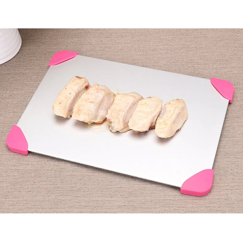 

thaw master Home use Fast Defrosting Tray Thaw Food Meat Fruit Quick Plate Board defrost tray kitchen tools