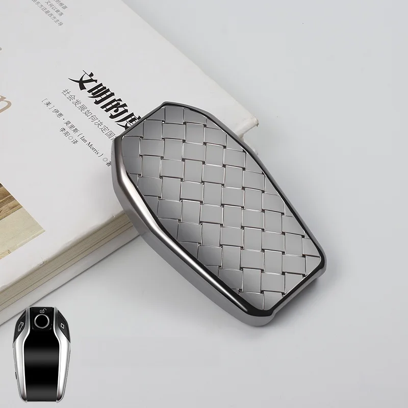 Car key Case Electroplating Shiny Cover For BMW 5 7 series G11 G12 G30 G31 G32 i8 I12 I15 G01 X3 G02 X4 G05 X5 G07 X7