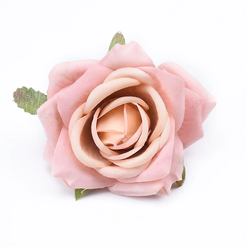 6 Stück Seidenrosenköpfe für Scrapbooking, Hochzeit, Heimdekoration, DIY-Geschenkboxen, Weihnachtsgirlanden, Haushaltsprodukte, Kunstblumen – Detail 12
