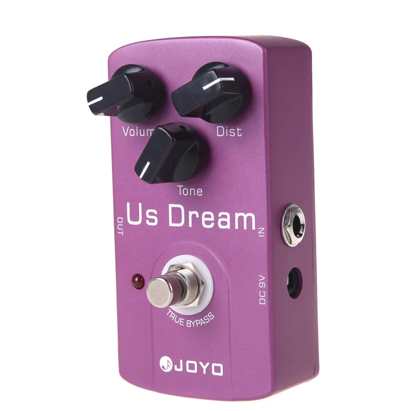 JOYO JF-34 US Dream Guitar Distortion Effects Pedal Single Effect Effector Musical Instruments Tremolo Sound Mixer