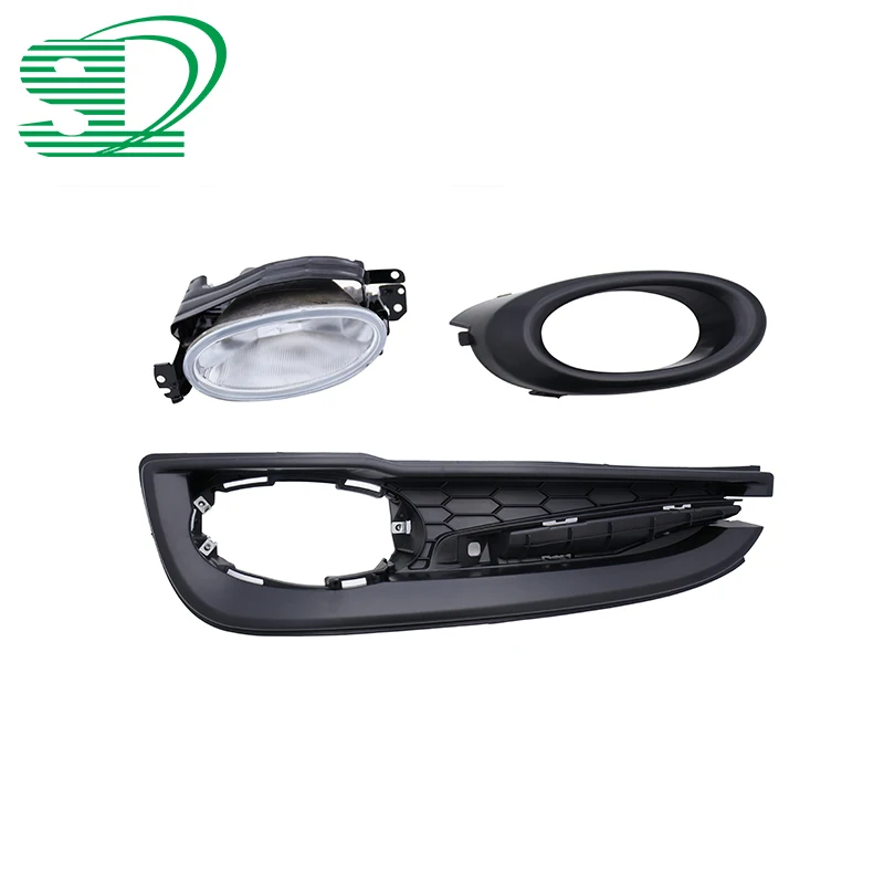 

1Set LH Left Front Bumper Fog Light Lamp with Cover Bezel Trim Fit For Honda Civic sedan 2013-2015