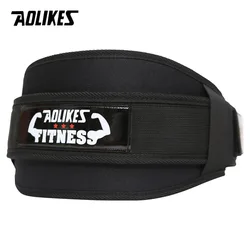 AOLIKES Fitness Weight Lifting Belt Barbell Dumbbel Training Back Support Weightlifting Belt Gym Squat Dip Powerlifting Waist