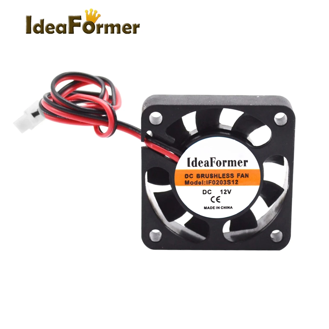 3D Printer Parts Cooling Fans 2510/3010/4010/5010/6015mm Brushless Cooler Fan DC 5/12/24V With 2Pin Dupont Wire Black Plastic