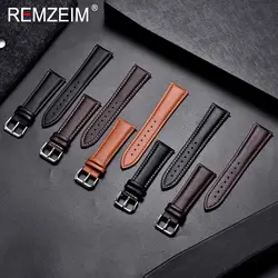 Soft Calfskin Leather Watchbands 16mm 18mm 20mm 22mm 24mm Men Women Replacement Watch Straps Casual Watch Band Wholesale