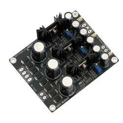 HiFI DIY 3-channel DC linear positive and negative regulated power supply finished board LT1963A OP+MOS high speed and low noise
