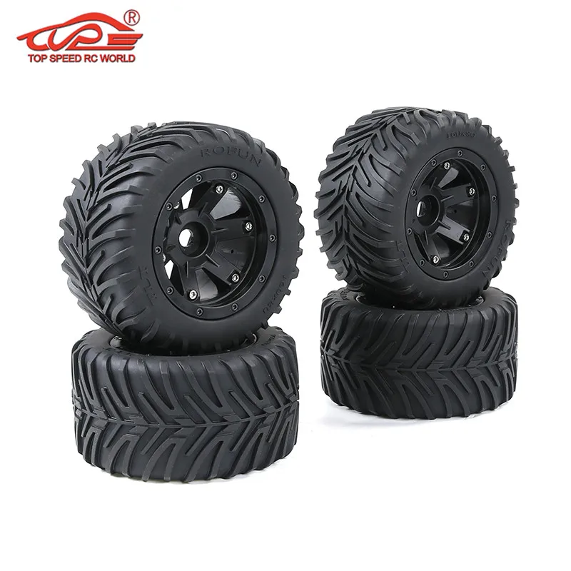 Off-road Tires Set for 1/8 HPI Racing Savage XL FLUX ROVAN TORLAND Monster Brushless Rc Car Toy Parts