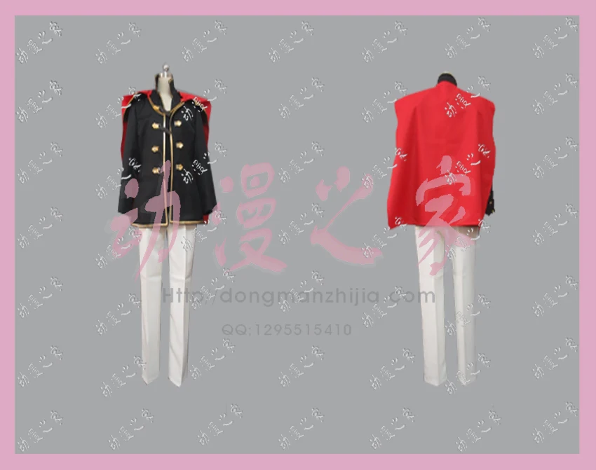 Final Fantasy:Type-0 Trey Cosplay Costume Fashion Combat Suit Male Role Play Clothing Halloween Christmas Adult Outfit