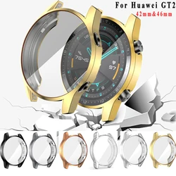 TPU Protection Case For Huawei Watch GT 2 42mm 46mm Cover Full Coverage Screen Protector Shell Bumper For Huawei GT2 Case