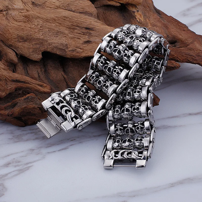 Men\'s Bracelet Titanium Steel Punk Personality Jewelry Jewelry Fashion Boys Fashion Accessories