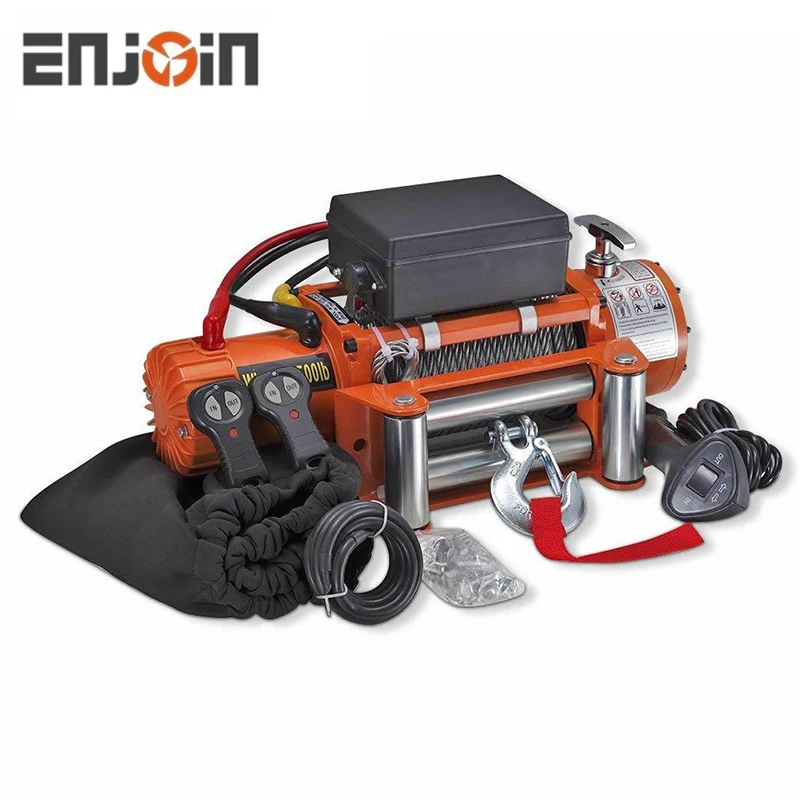 ENJOIN 13500Lbs(6124KGS ) Electric Winch 4x4 Recovery Off Road Winch EJTX-13500B