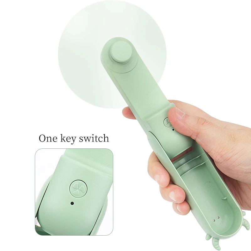 Tragbarer faltbarer elektrischer Lüfter 3-in-1-Mini-Handheld-USB-Lüfter Trockner Pfropfen Wimpern kleber Fan Beauty Make-up-Tools