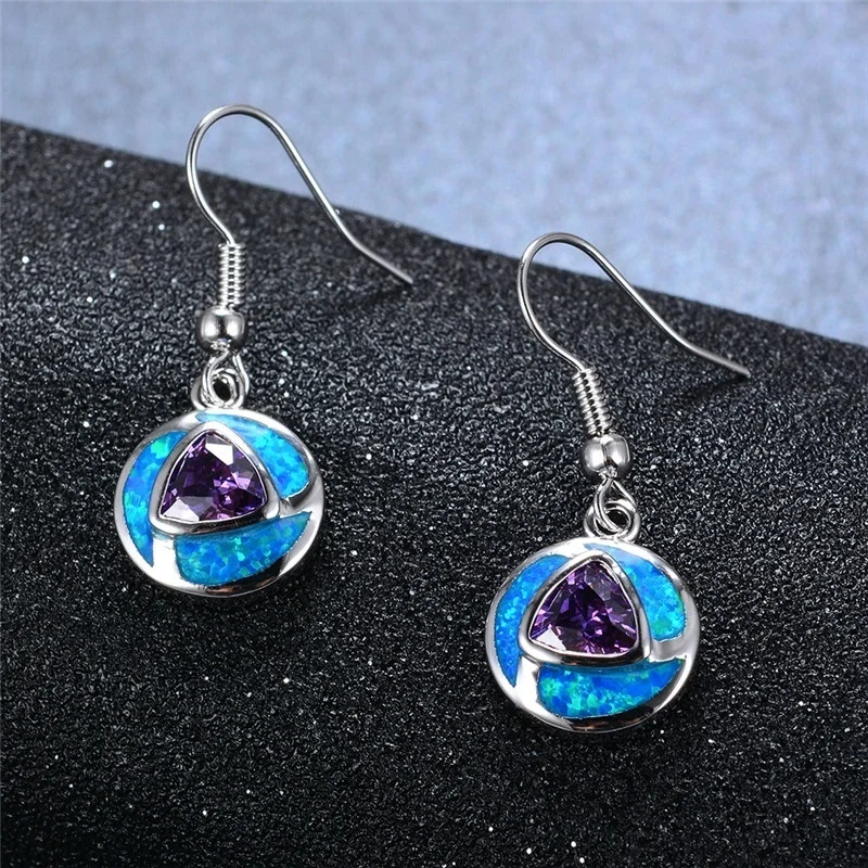 2025 Fashion Rhinestones Zircon Earrings for Women Accessories Wedding Jewelry Girl Gift Trendy Geometric Pendant Earrings