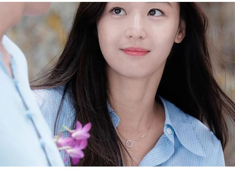 New Hot Fashion 925 Sterling Silver Crystal Circle Earrings for Women Girls Gift Fashion Statement Jewelry Korean Earrings