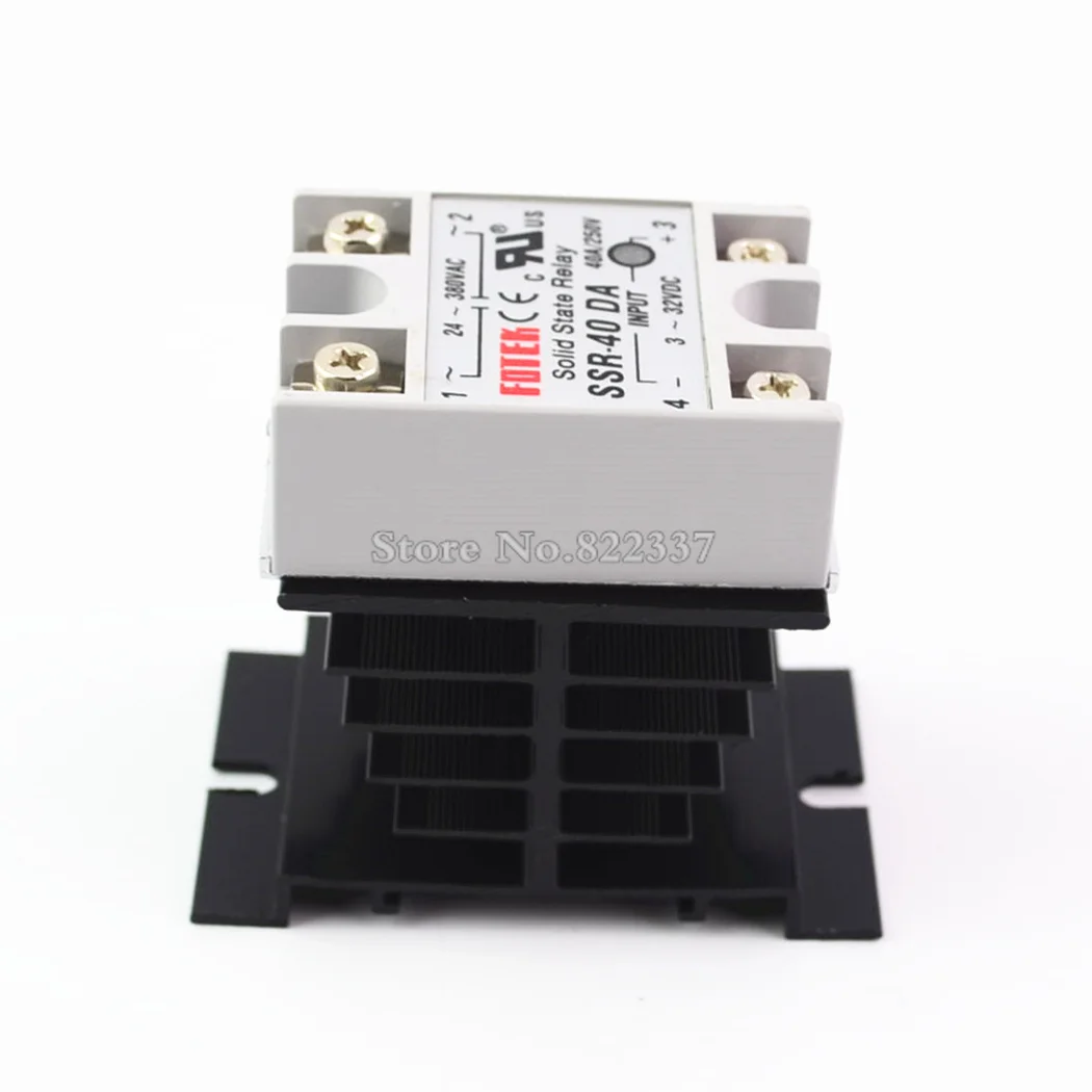 Solid State Relay SSR-10DA SSR-25DA SSR-40DA 3-32VDC TO 24-380V AC