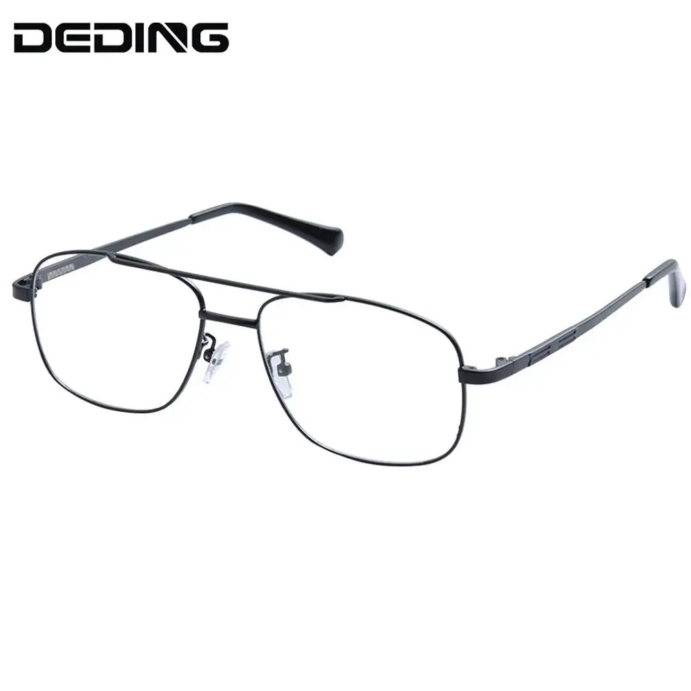 Super Light Unisex Classic Metal Prescription Clear Lens Eyeglasses Frames w/case Business Prescription Optical Frame DD1119