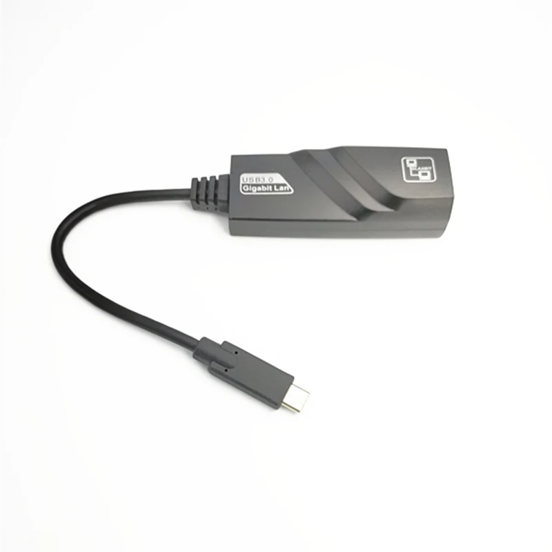 USB 3.1 إلى 10/100/1000Mbps جيجابت إيثرنت LAN شبكة محول نوع C إلى Rj45 لأجهزة الكمبيوتر المحمول دفتر ماك بوك