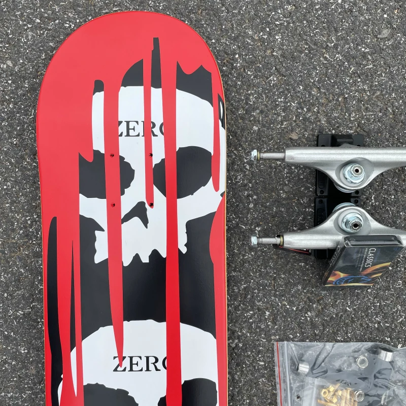 Zero 7-Layer Canadian Maple Color Professional Skateboard Complete Double Rocker 7.75/7.8/8.0/8.125/8.25/8.375/8.5 Inch Size