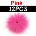 12 piezas de color rosa