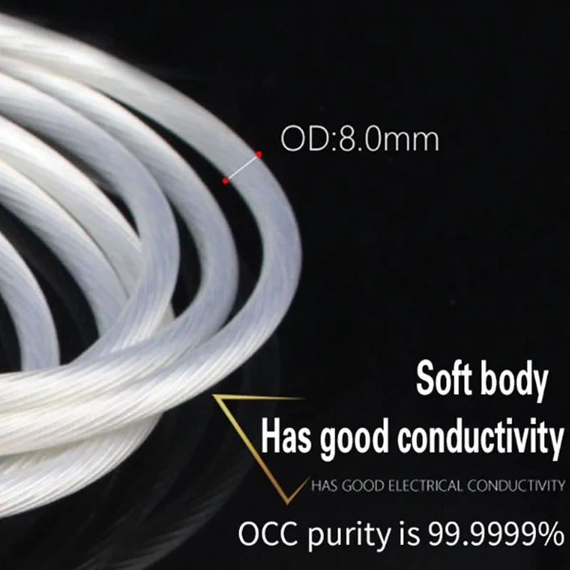 hifi 5NOCC silver plated HiFi Audio cable RCA interconnect cable Audiophile RCA TO RCA Audio Cable
