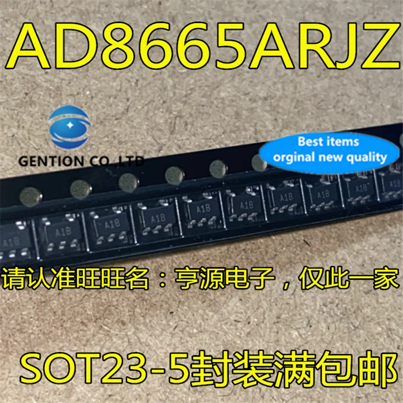 Chip amplificador de SOT23-5, pantalla de seda, AD8665, AD8665ARJZ, en stock, 100%, nuevo y original, 10 Uds.