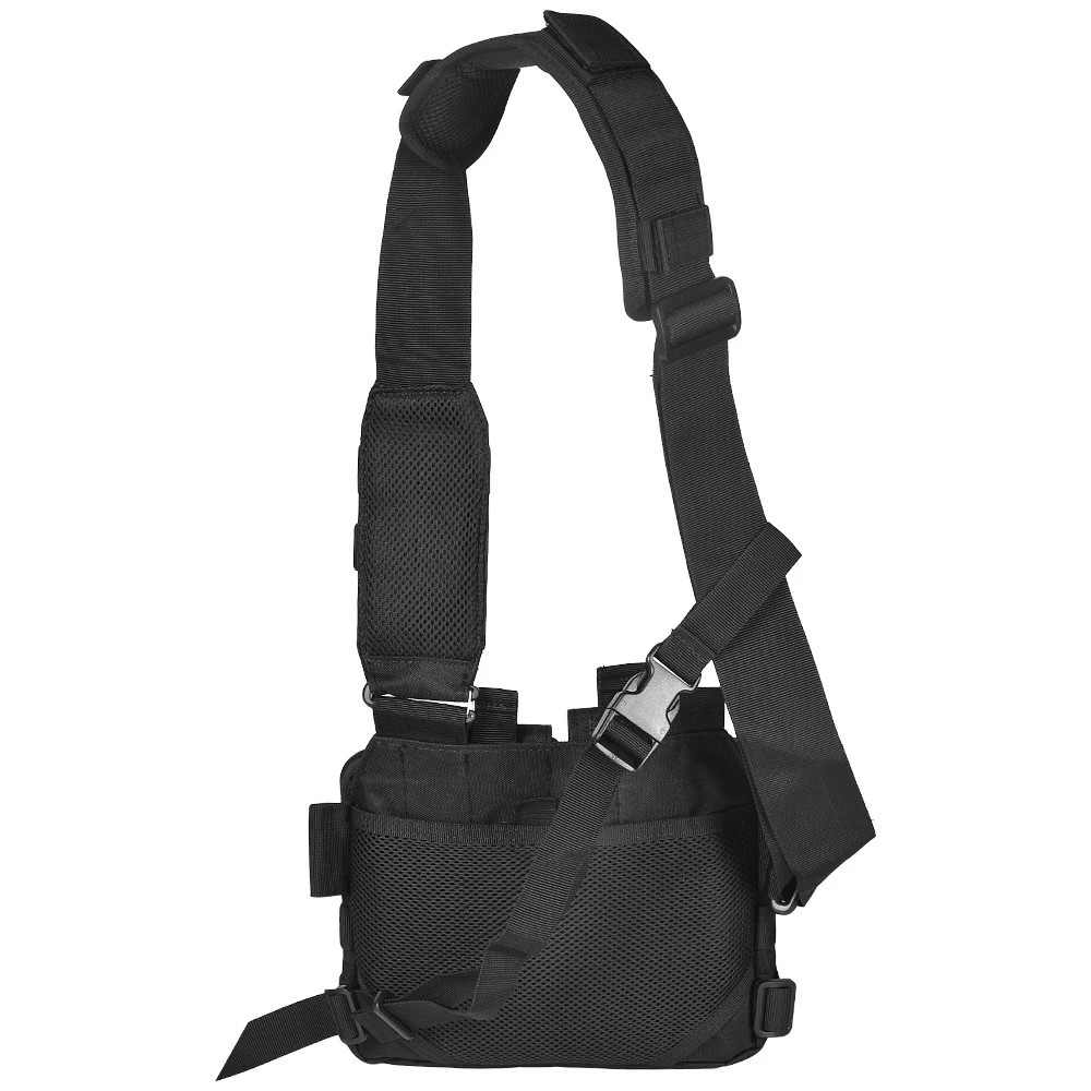 Tactical 2 Banger Messenger Bag Hiking Active Shooter  5.56 M4 Magazine Carrier Conceal Pistol 3-Point Crossbody Unisex Hunting