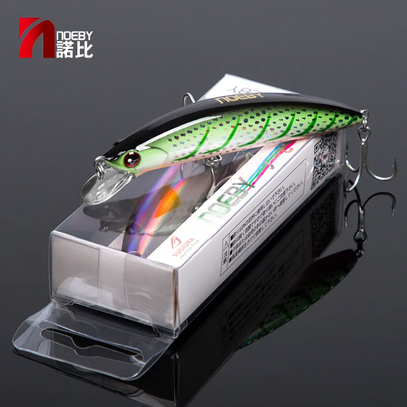 Noeby Minnow Fishing Lure 90mm 29g Sinking Jerkbait Wobblers Artificial Hard Bait Swimbait Seabass Saltwater Fishing Lures