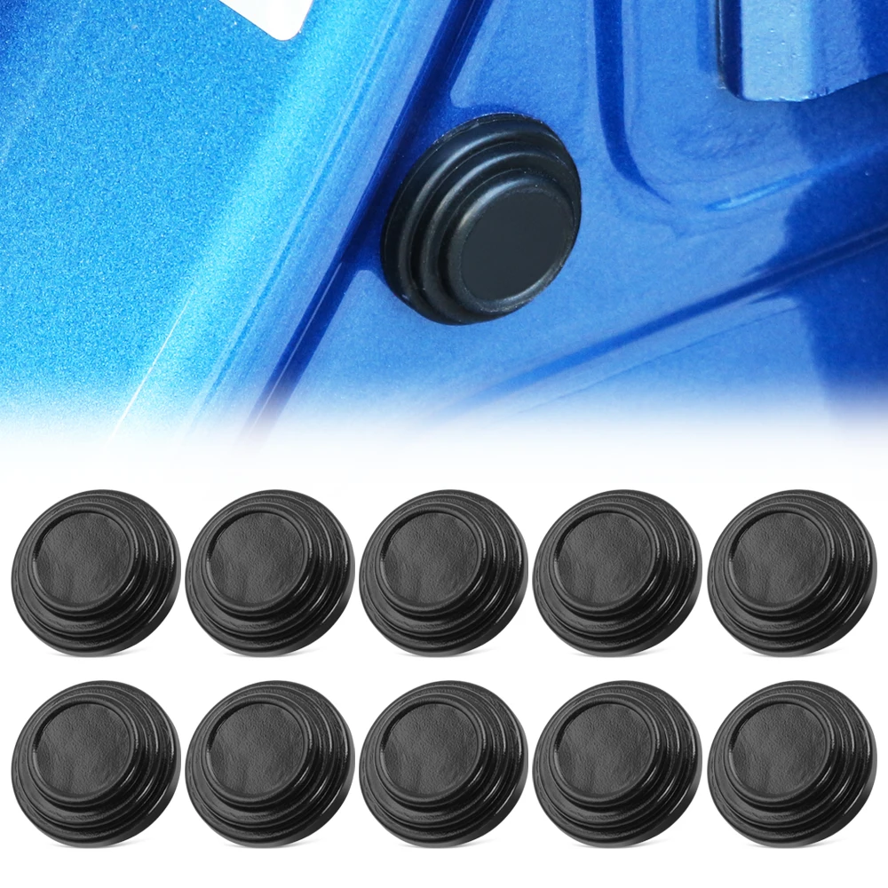 10pcs Car Door Shock Stickers Absorber for Nissan Juke Qashqai J10 X-Trail Terra Micra Leaf Serena Armada Kicks Tiida