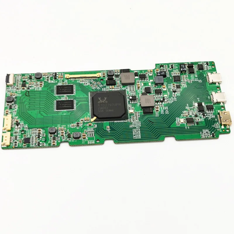 4k gravidade rotativa driver board tipo-c uma linha de passagem para 13.3 "15.6" 17.3 "3840*2160 edp lcd painel placa controlador kits diy