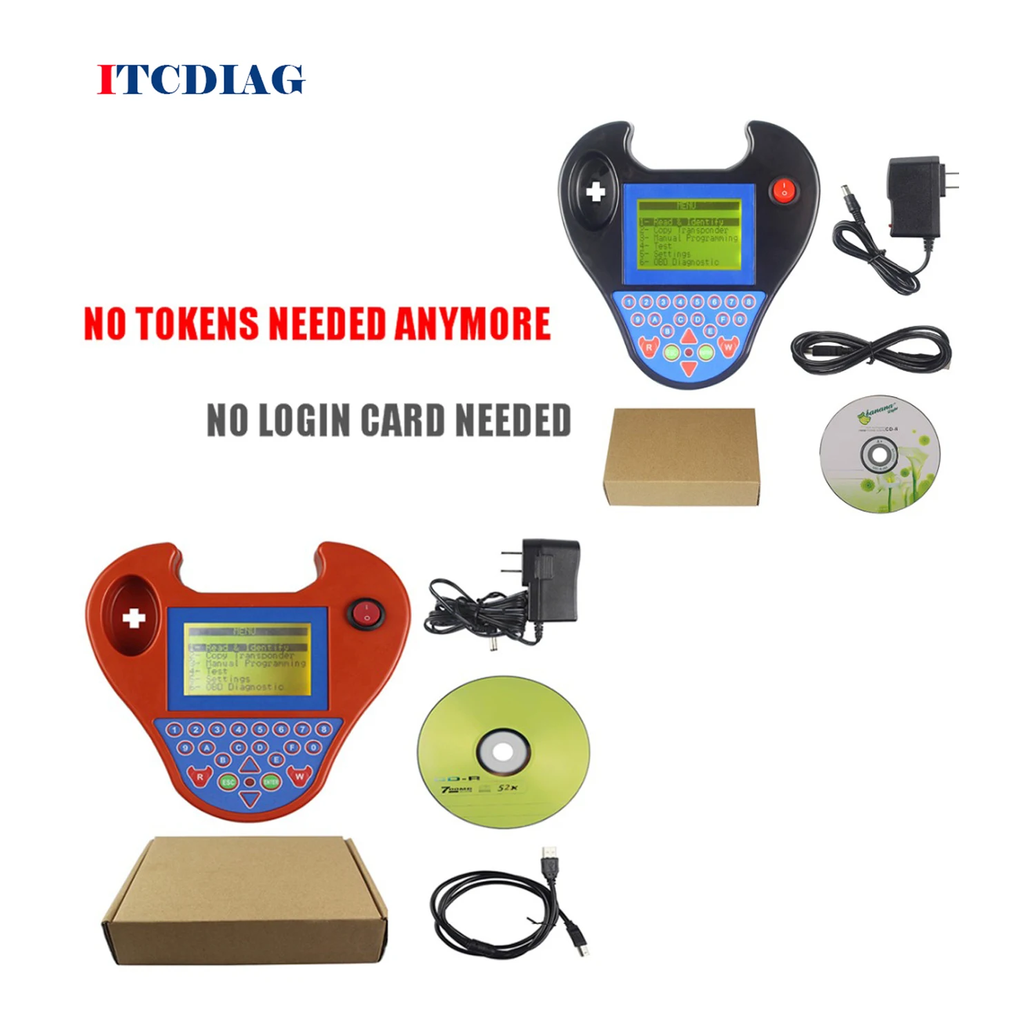 

Mini Type Smart Zed Bull ZedBull Key Programmer Black and Red Color No Tokens Limitation Car Key Programmer No Login Card Needed