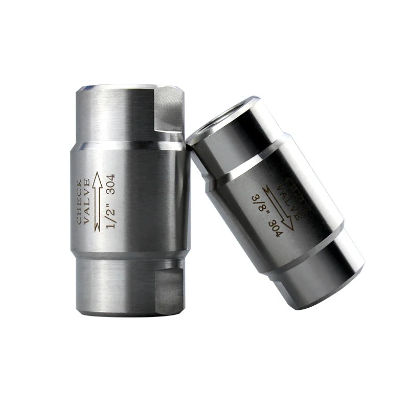 304 Stainless Steel High Pressure Check Valve 4 Points Steam High Temperature Check Valve Water Pipe Water Pump Gas-liquid Check