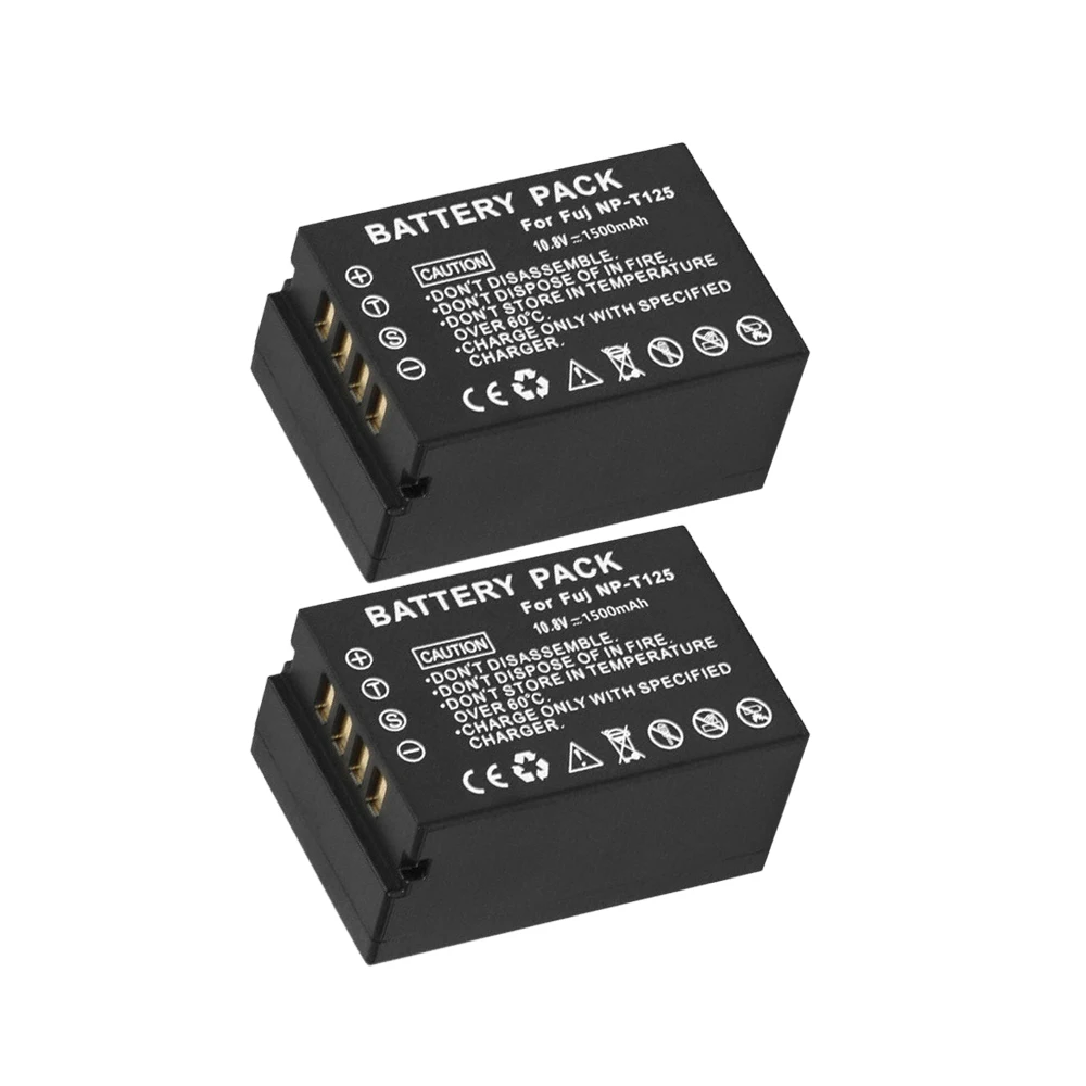 1500mAh NP-T125 NP T125 قابلة للشحن بطارية ليثيوم أيون ل فوجي فيلم فوجي GFX50R GFX50S NPT125 البطارية