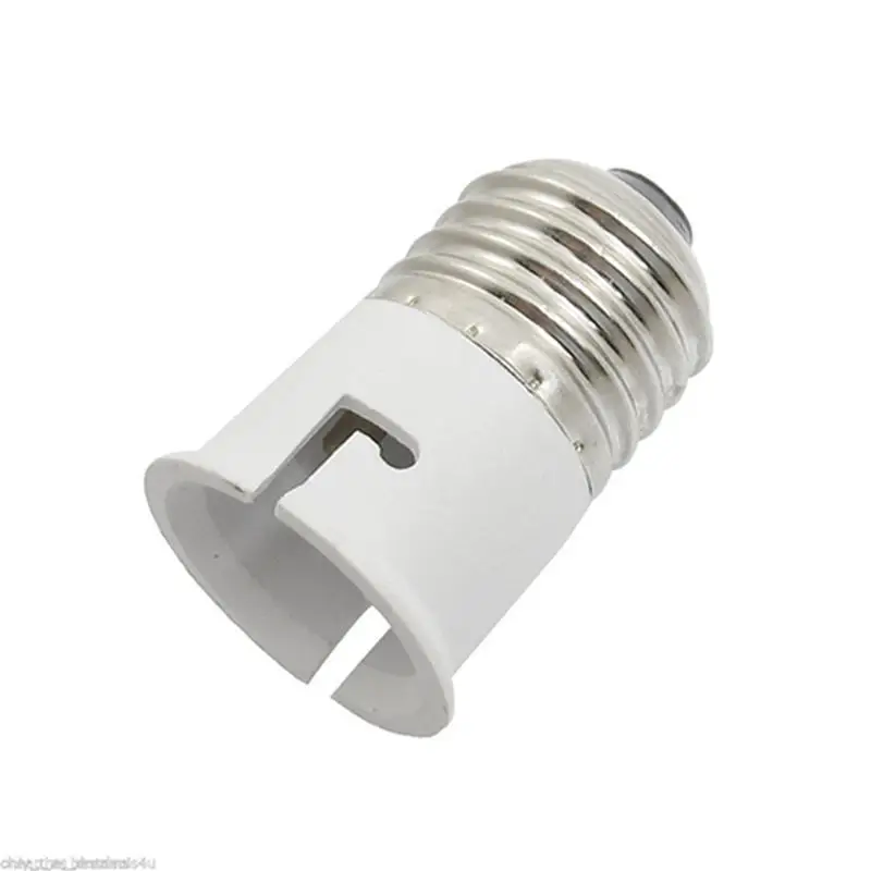Enchufe de bombilla de lámpara de luz E27 a B22, convertidor de Base, tornillo Edison a tapa de bayoneta