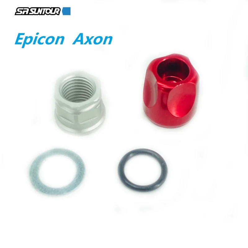 SR SUNTOUR Epicon Axon Rebound Dial e Porca De Fixação, Haste De Amortecimento Fork Frente, Ajuste De Cartucho De Suspensão