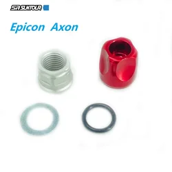 For SR SUNTOUR Epicon Axon Rebound Dial and Fixing Nut Front Fork Damping Rod Suspension Cartridge Rebound Adjustment