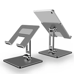 Soporte universal ajustable para tableta de aluminio, soporte para iPad, escritorio, nuevo diseño, popular, 2024