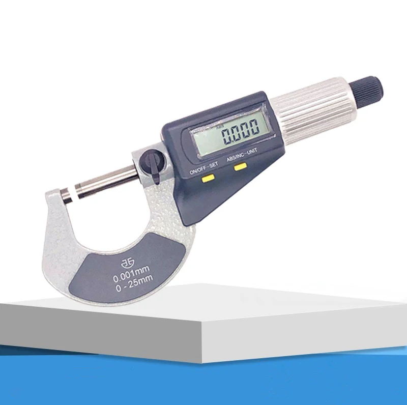 

Electronic Digital Outside Micrometer 0-25mm 25-50mm 50-75mm Accuracy 0.001mm Measuring Tools With Extra Large LCD Screen