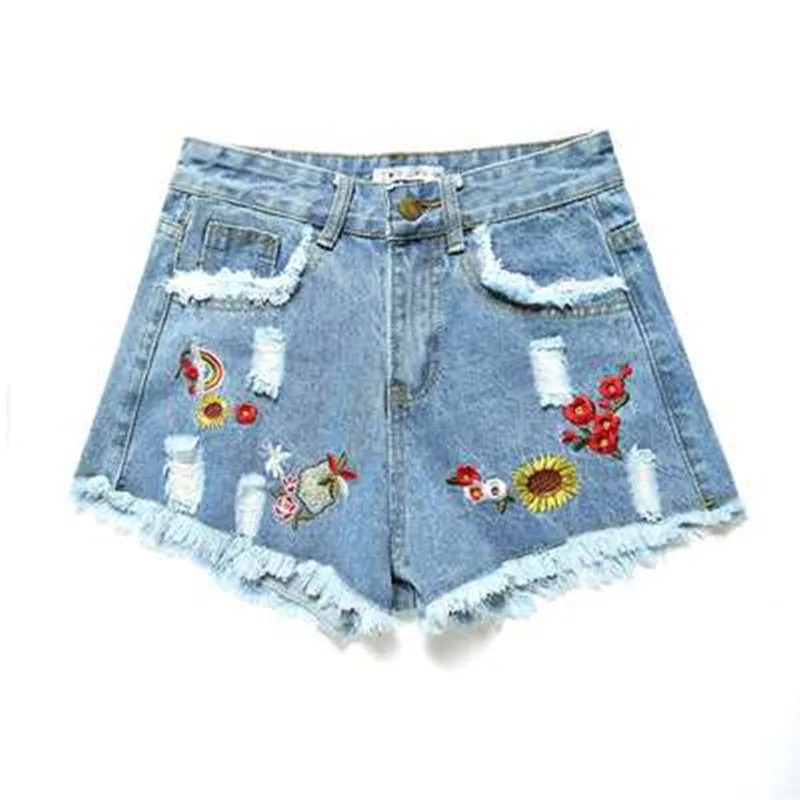 Witte Denim Shorts Vrouwen Zomer 2021 Nieuwe Grote Maat Hoge Taille Losse Koreaanse Wilde Student A-lijn Brede Been Hot broek A363