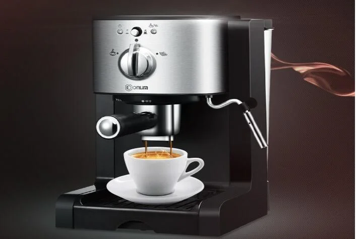 

Donlim household espresso cafe machine high-pressure pump italian steam coffee maker 20Bar DLKF500 Cappuccino capsules Milk Foam