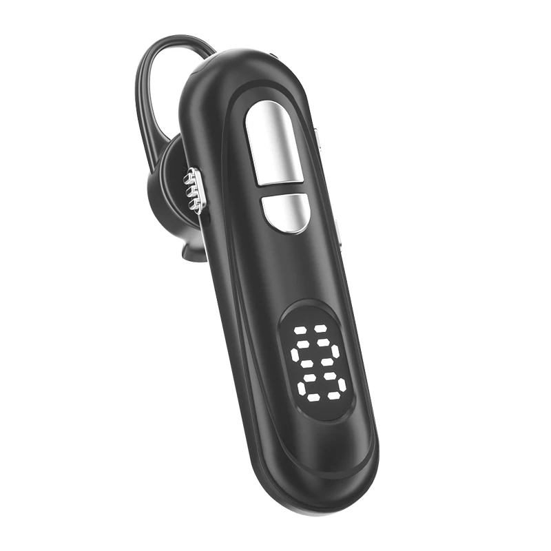 L19 Wireless Bluetooth 5.1 Earphone Digital Capacity Display With Mic Handsfree Wireless Bluetooth Headset Music Control Earhook