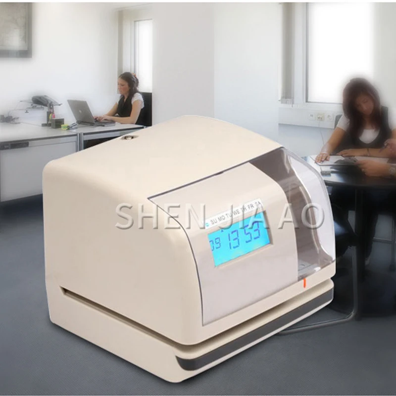 DT-01 Time Printer Parking Hotel Time Printer Commercial Timing Printer Company Sign-in Machine Multi-Function Printer With LED