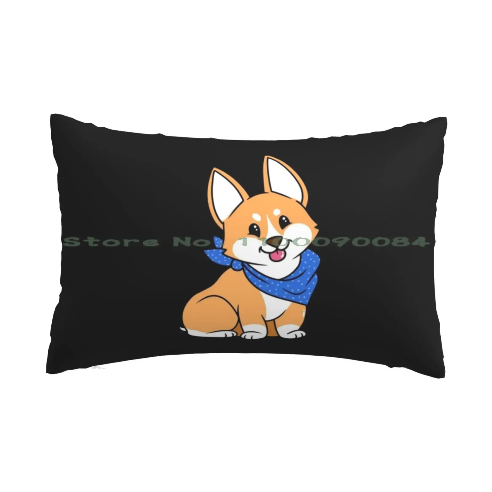 Corgi Dog Pillow Case 20x30 50*75 Sofa Bedroom Van Life Sprinter Westfalia Promaster Transit Camping Vanlife Vacation Road Trip