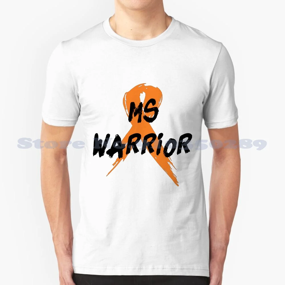 Warrior Multiple Sclerosis Awareness 100% Cotton T-Shirt Multiple Sclerosis Walk Awareness