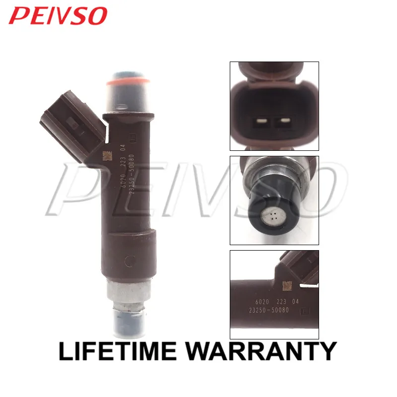 PEIVSO 8pcs 23250-50080 23209-50080 Fuel Injector For TOYOTA NA 4RUNNER 02~09 LAND CRUISER 98~07 SEQUOIA 00~07 4.7L 2UZFE