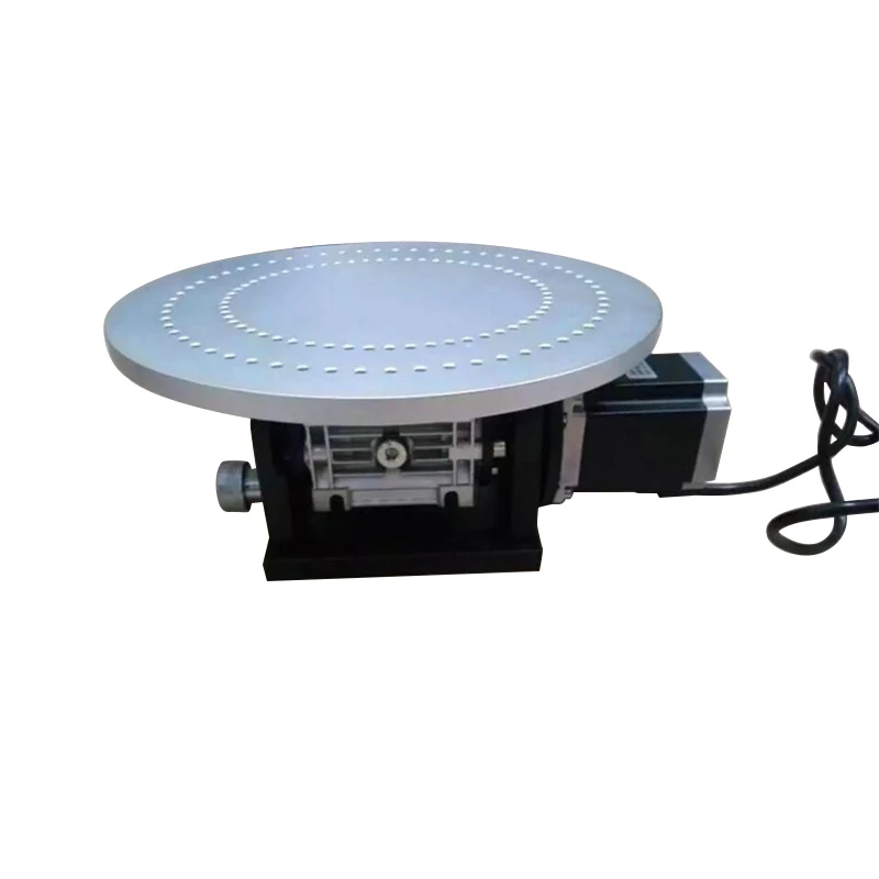 

HY-E300 300MM Electric 360 Degree Rotary Workbench Rotating Platform For Marking Machine Engraving Machine