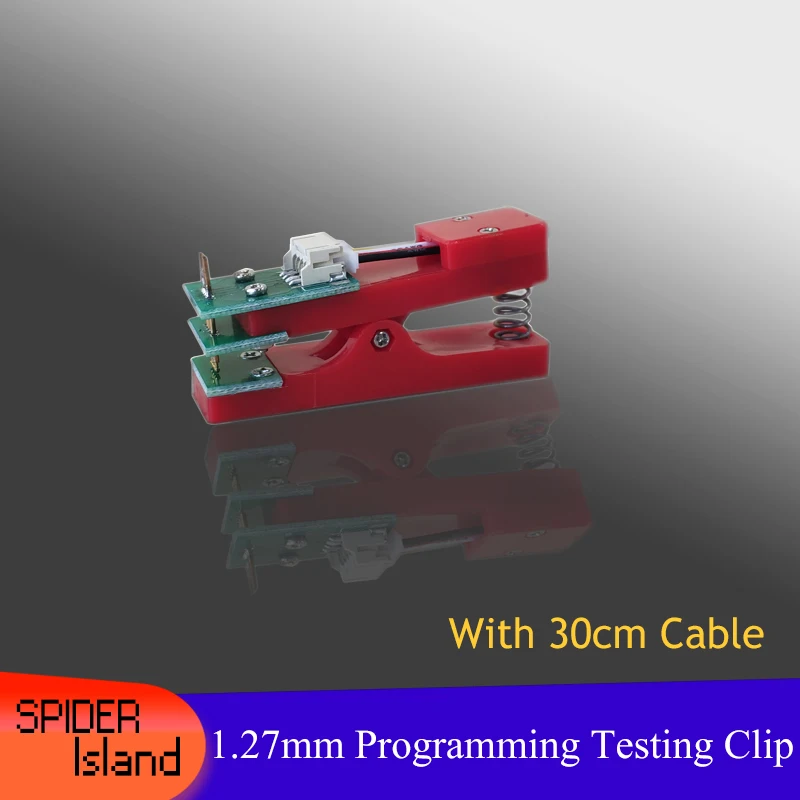 

JTAG Test Tool Rack PCB Tool Fixture Probe Download Program Programming Burning 1.27mm Single Row 3Pin-10Pin with Cable