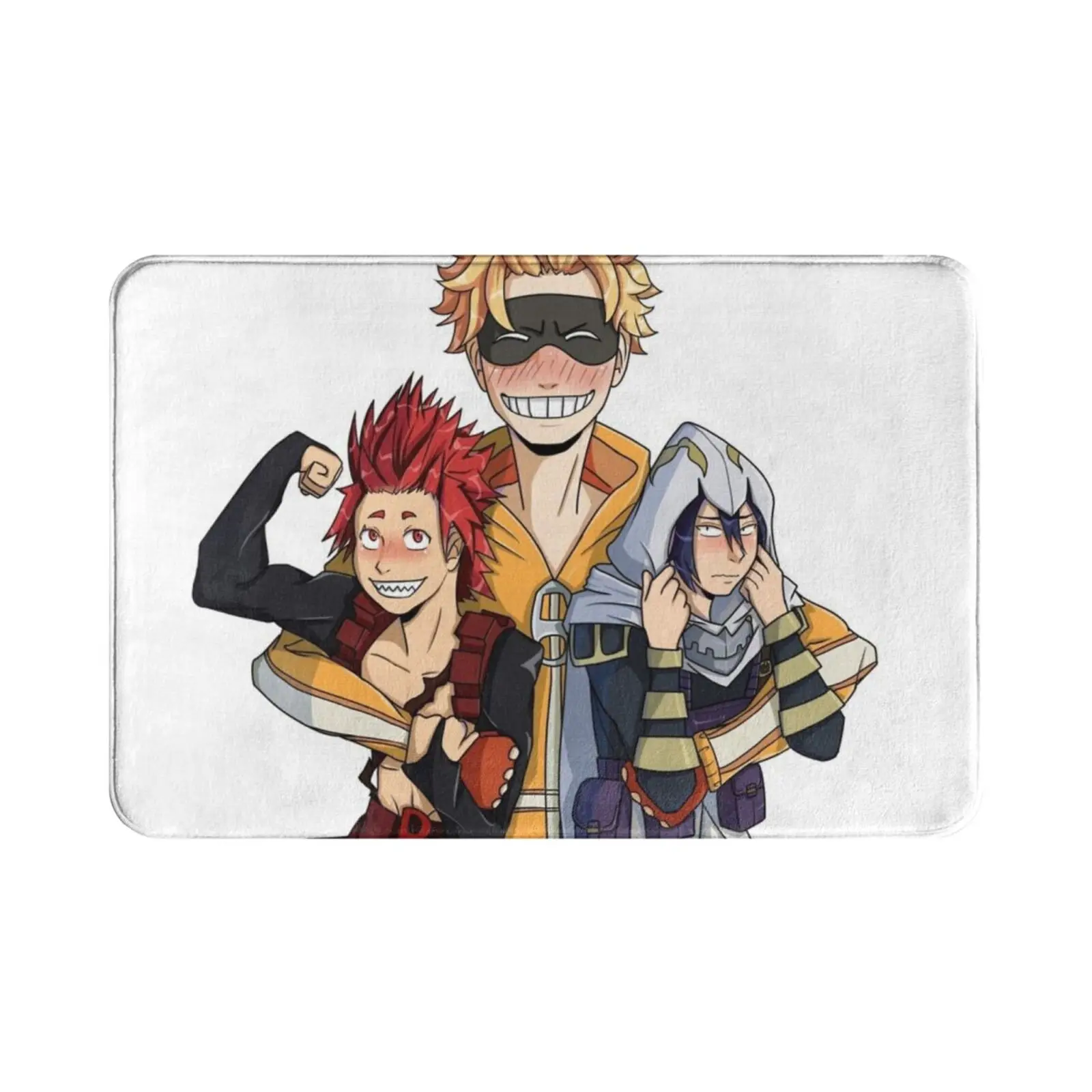 Fatgum Redriot Suneater Carpet Mat Rug Cushion Soft Non-Slip Mha Redriot Amajiki Kirishima Fatgum Suneater Bnha